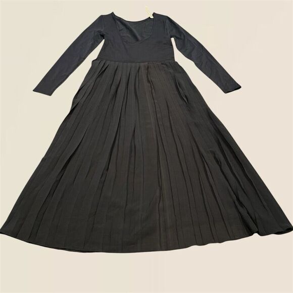 J.Crew Pleated Ballet Dress in Stretch Cotton Blend Black Size S NWT CF797 - Picture 7 of 14